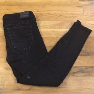 American eagle black skinny jeans